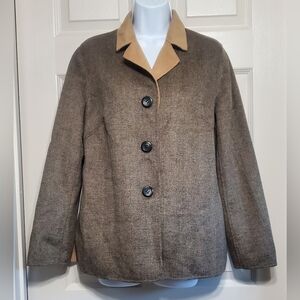 Pendleton Women's Wool Brown & Tan Jacket Size M Pre-owned